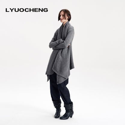 LYUOCHENG_Asymmetric_Irregular_British_Vintage_Reversible_Women&