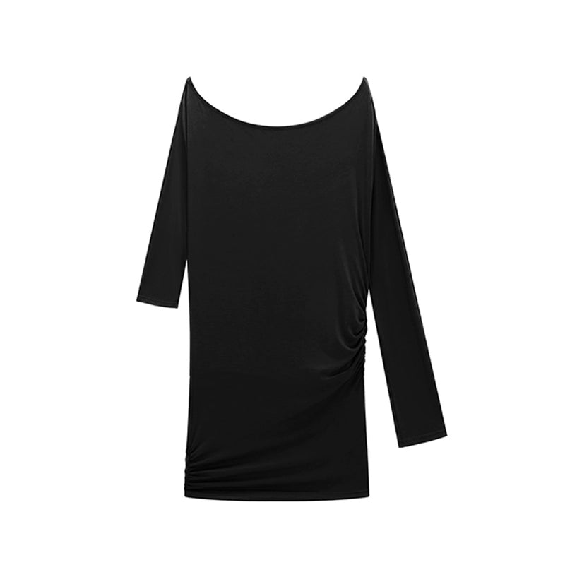 LYUOCHENG_Asymmetric_Off_Shoulder_Lyocell_Stretch_Tee_MISSTT