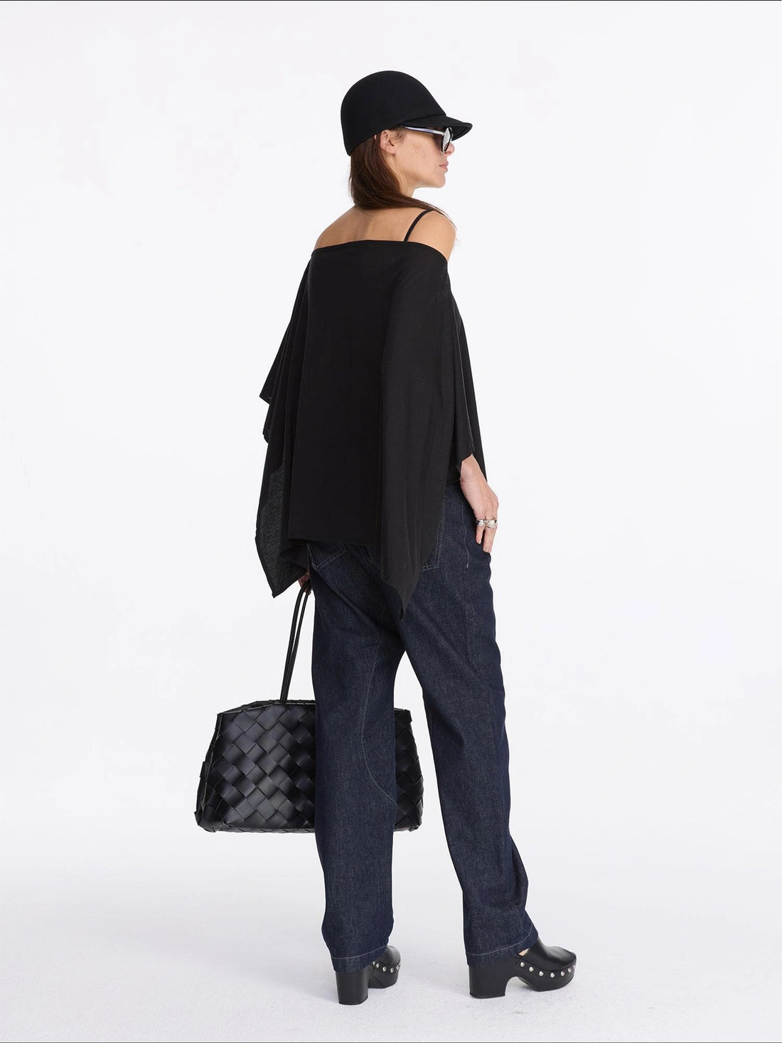 LYUOCHENG Asymmetrical Cold Shoulder Sun Protection Blouse