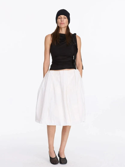 LYUOCHENG Asymmetrical Knot Sleeveless Top