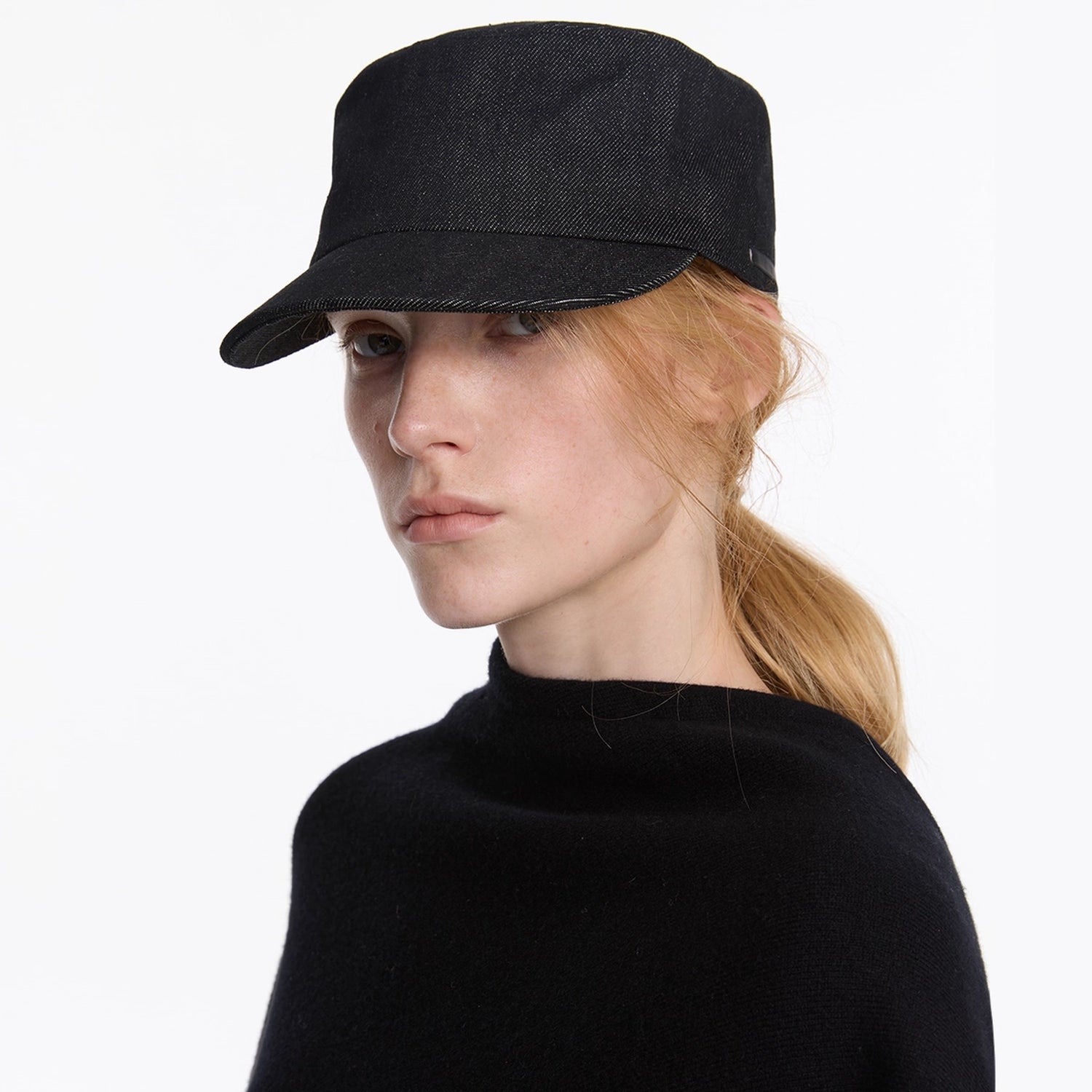 LYUOCHENG_Autumn_Stretchless_Raw_Denim_Equestrian_Hat_MISSTT