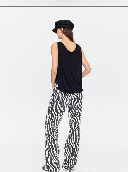 LYUOCHENG Backless Cross Cape V-neck Strappy Loose Breathable Women&