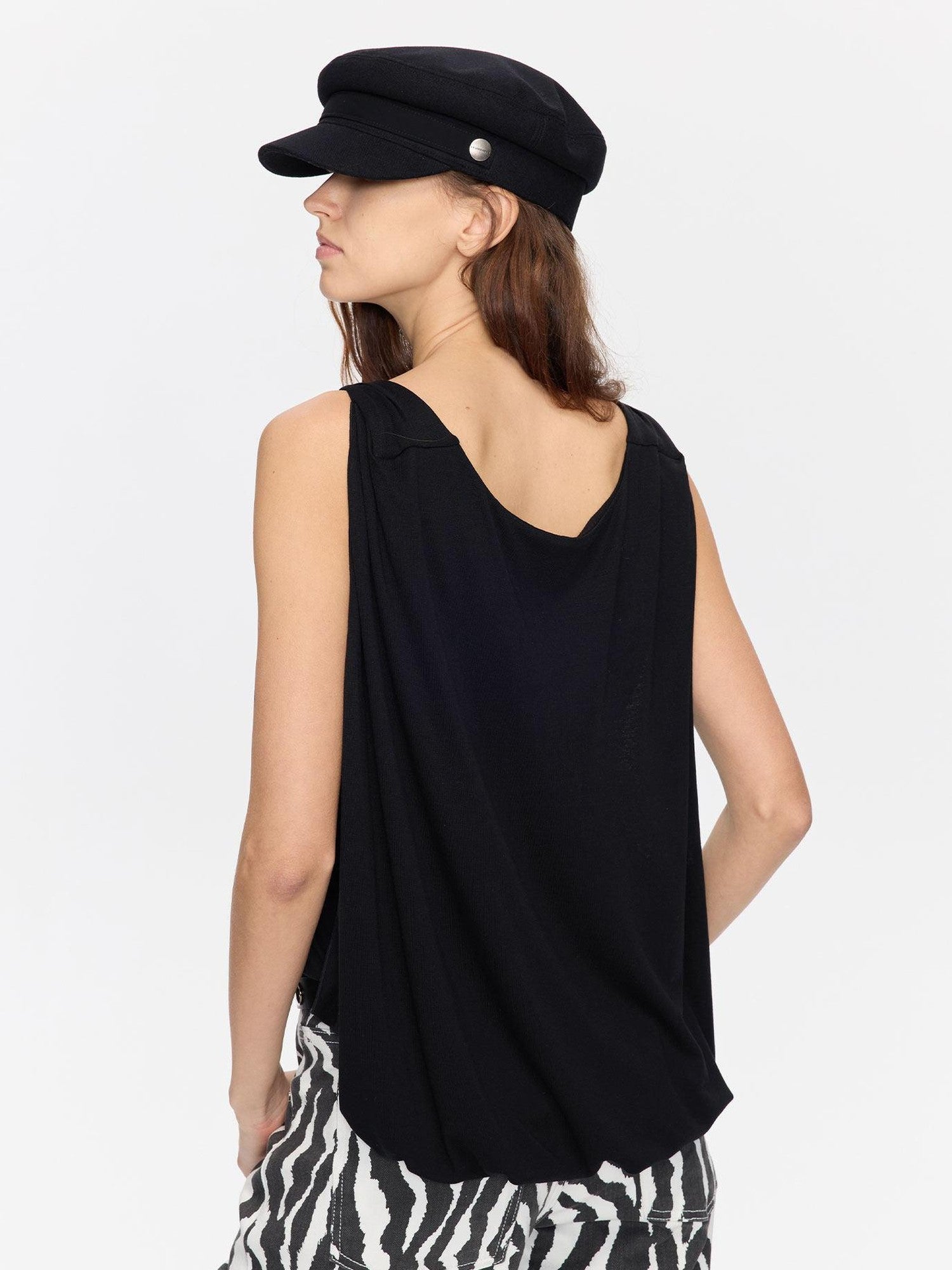LYUOCHENG Backless Cross Cape V-neck Strappy Loose Breathable Women&