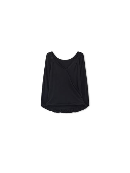 LYUOCHENG Backless Cross Cape V-neck Strappy Loose Breathable Women&