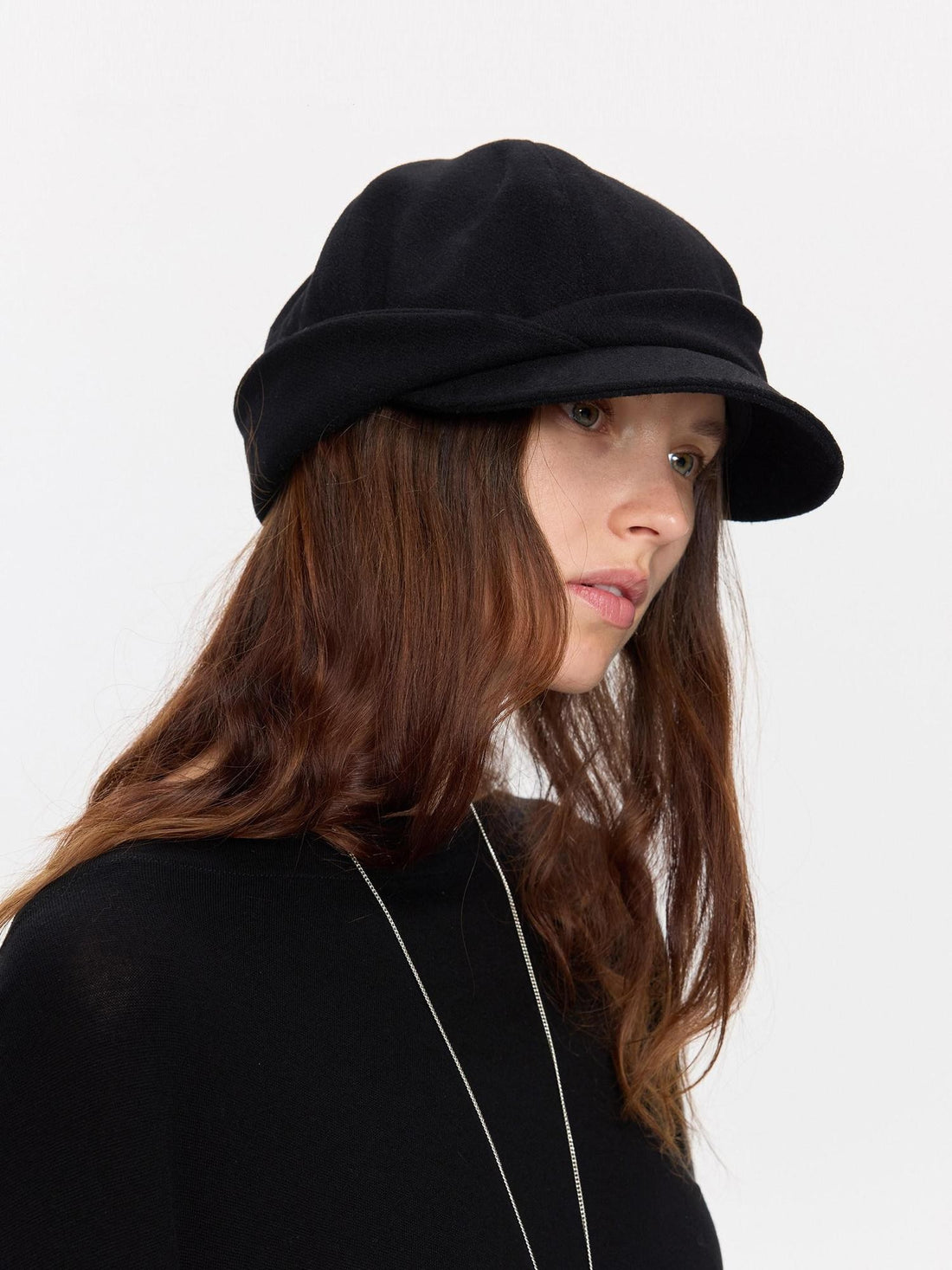 LYUOCHENG Black Cuffed Wool Women&