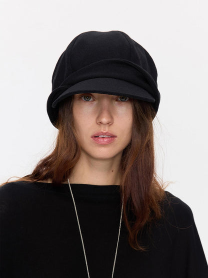 LYUOCHENG Black Cuffed Wool Women&