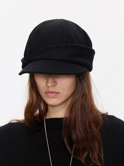 LYUOCHENG Black Cuffed Wool Women&
