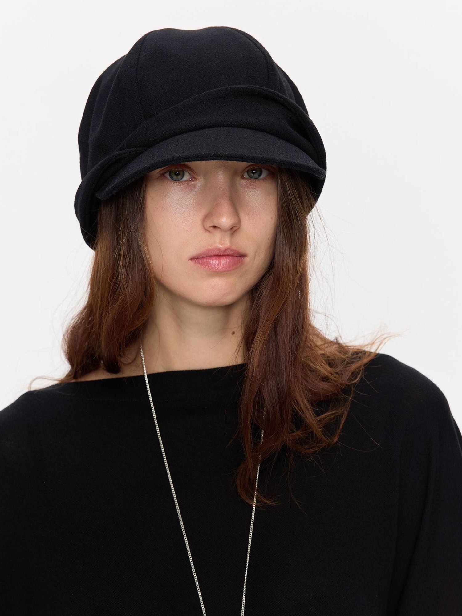 LYUOCHENG Black Cuffed Wool Women&