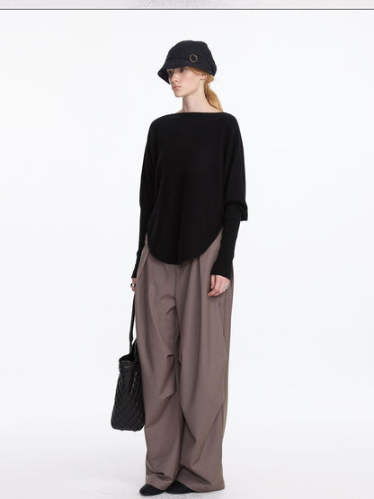LYUOCHENG Black One Shoulder Long Sleeve Women&
