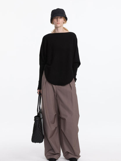 LYUOCHENG Black One Shoulder Long Sleeve Women&