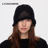 LYUOCHENG_Black_Openwork_Knit_Aluminum_Wire_Breathable_Women&