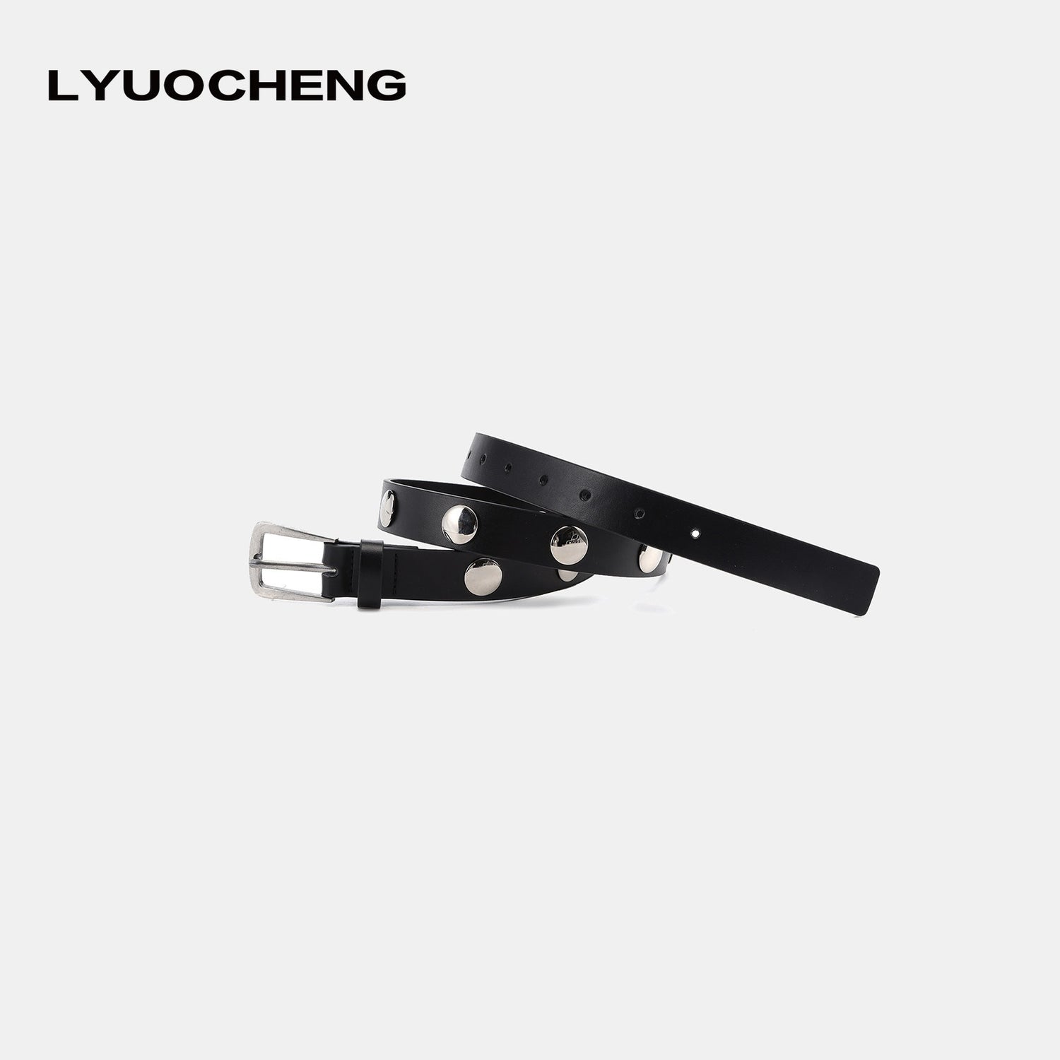 LYUOCHENG_Black_Round_Stud_Pin_Buckle_Women&