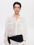 LYUOCHENG Black Solid Rectangular Lyocell Linen Casual Women&