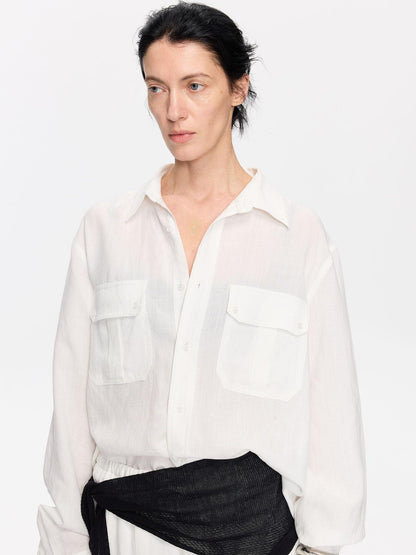 LYUOCHENG Black Solid Rectangular Lyocell Linen Casual Women&