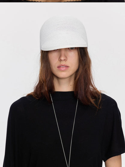 LYUOCHENG Braided Straw Adjustable Soft Brim Equestrian Women&