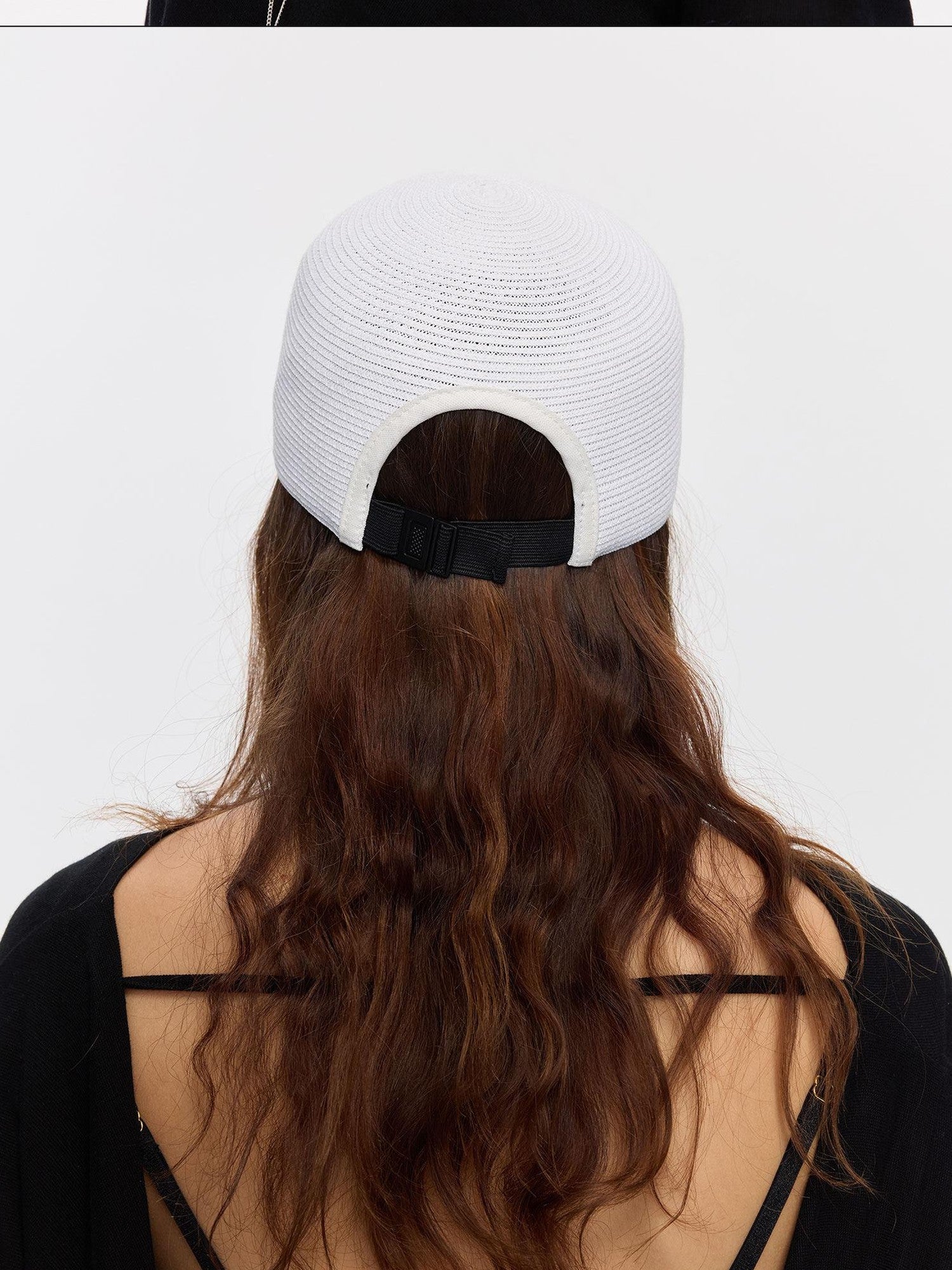 LYUOCHENG Braided Straw Adjustable Soft Brim Equestrian Women&