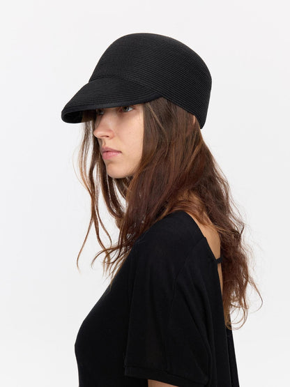 LYUOCHENG Braided Straw Adjustable Soft Brim Equestrian Women&