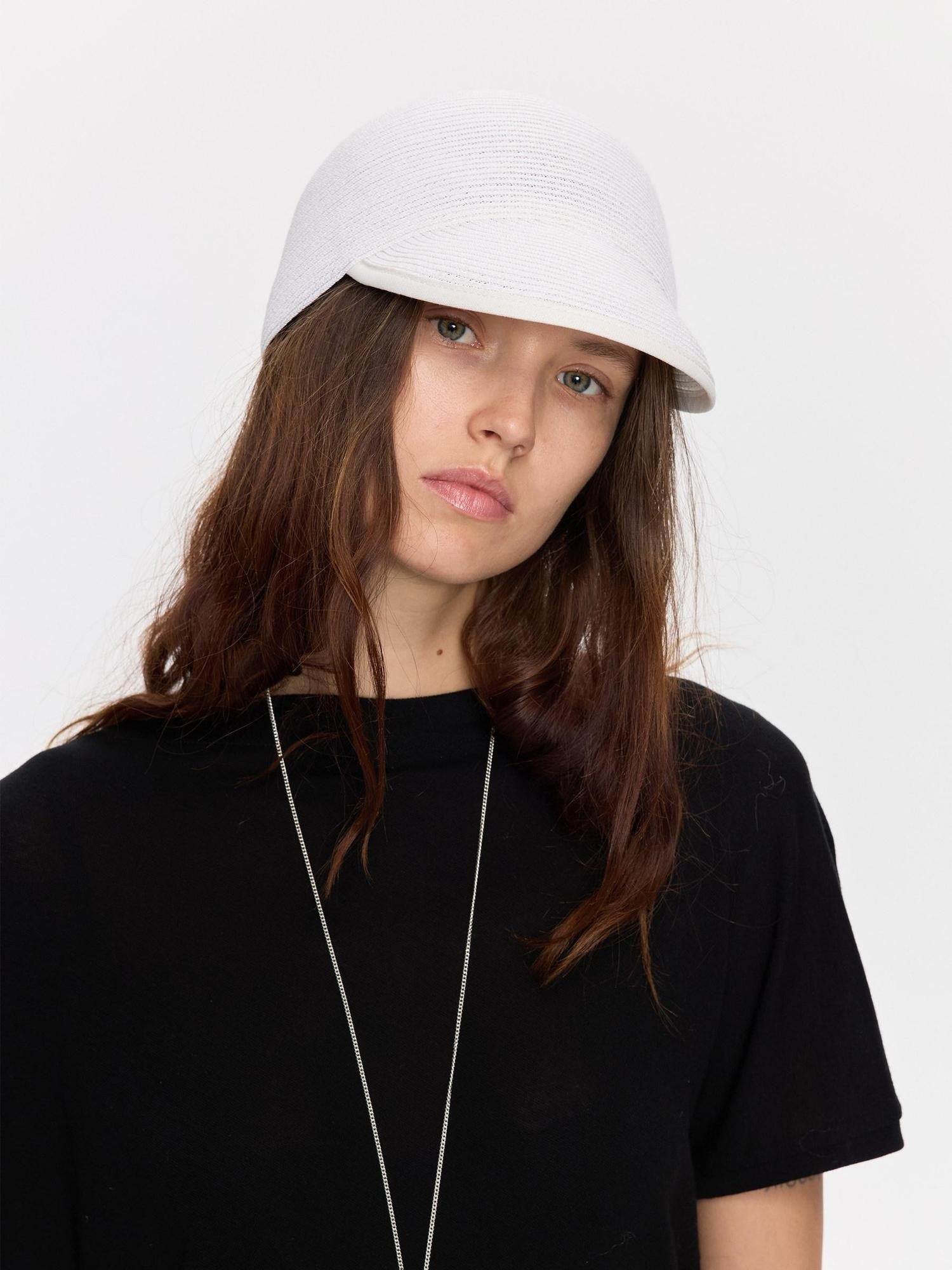 LYUOCHENG Braided Straw Adjustable Soft Brim Equestrian Women&
