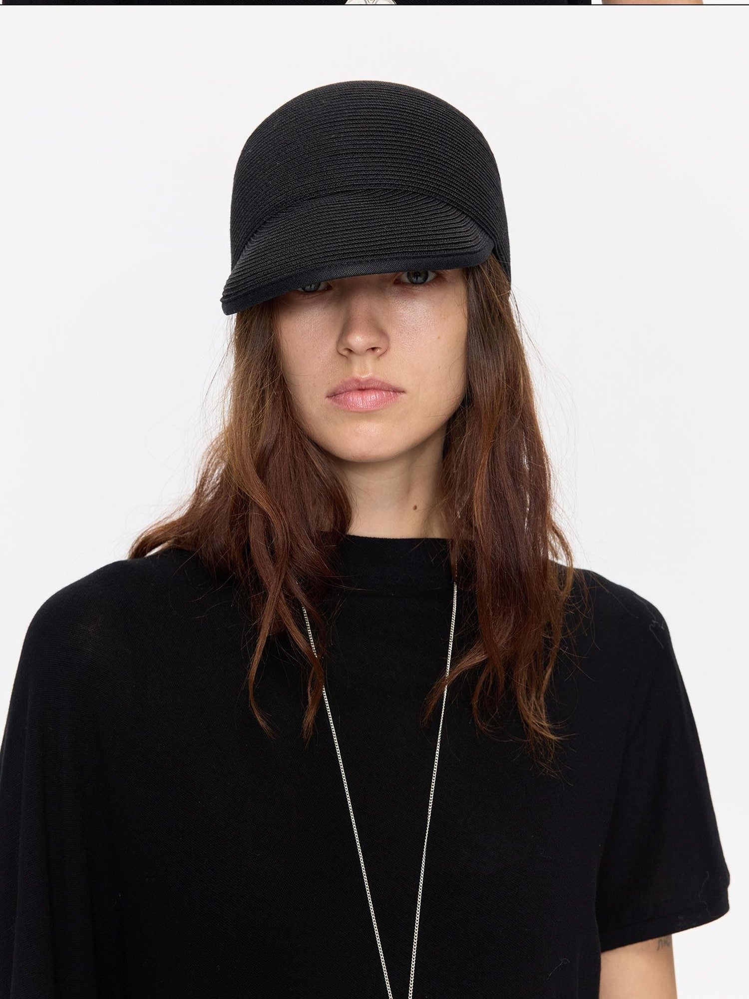 LYUOCHENG Braided Straw Adjustable Soft Brim Equestrian Women&