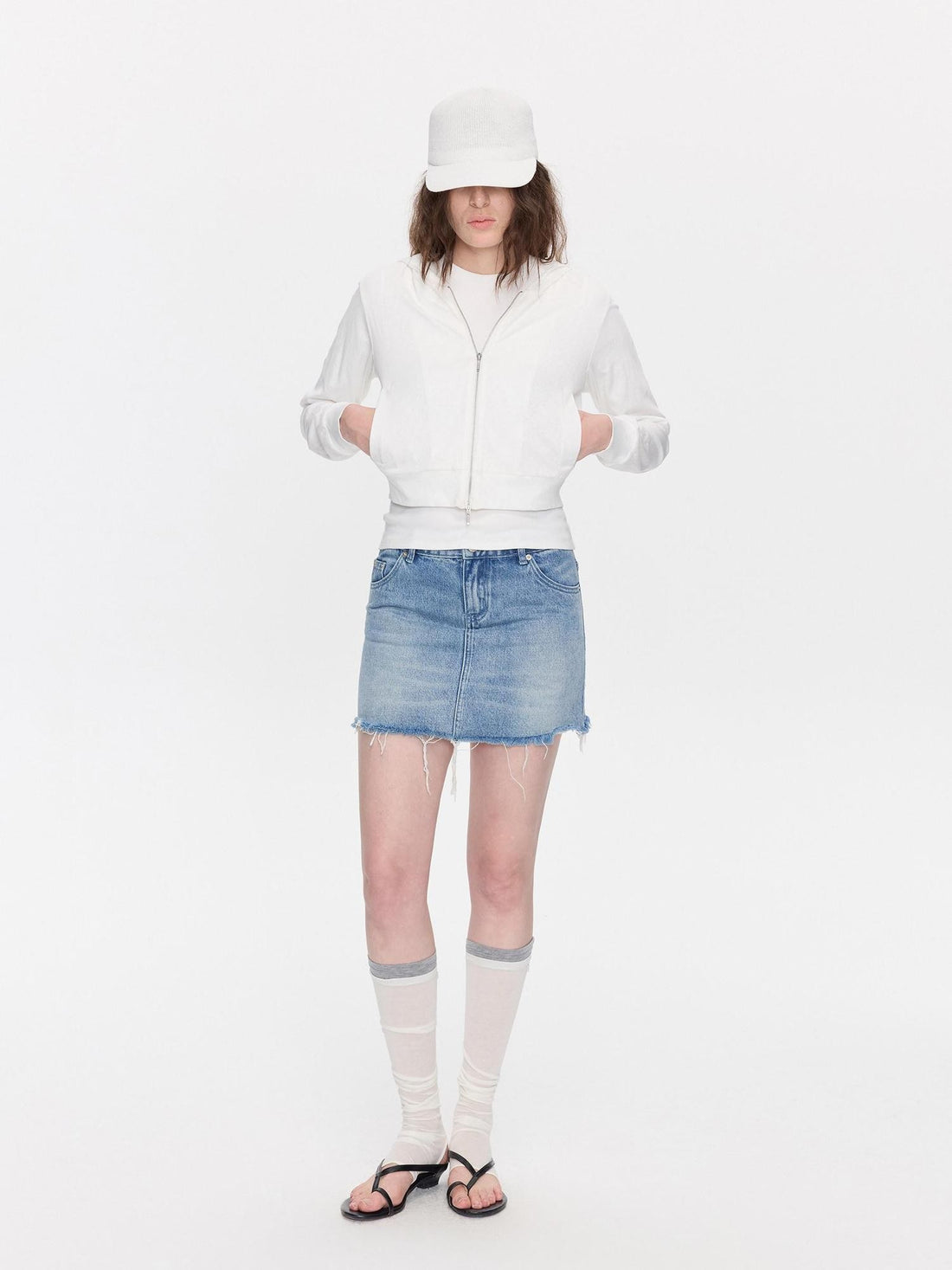 LYUOCHENG Breathable Casual Cropped Hooded Women&