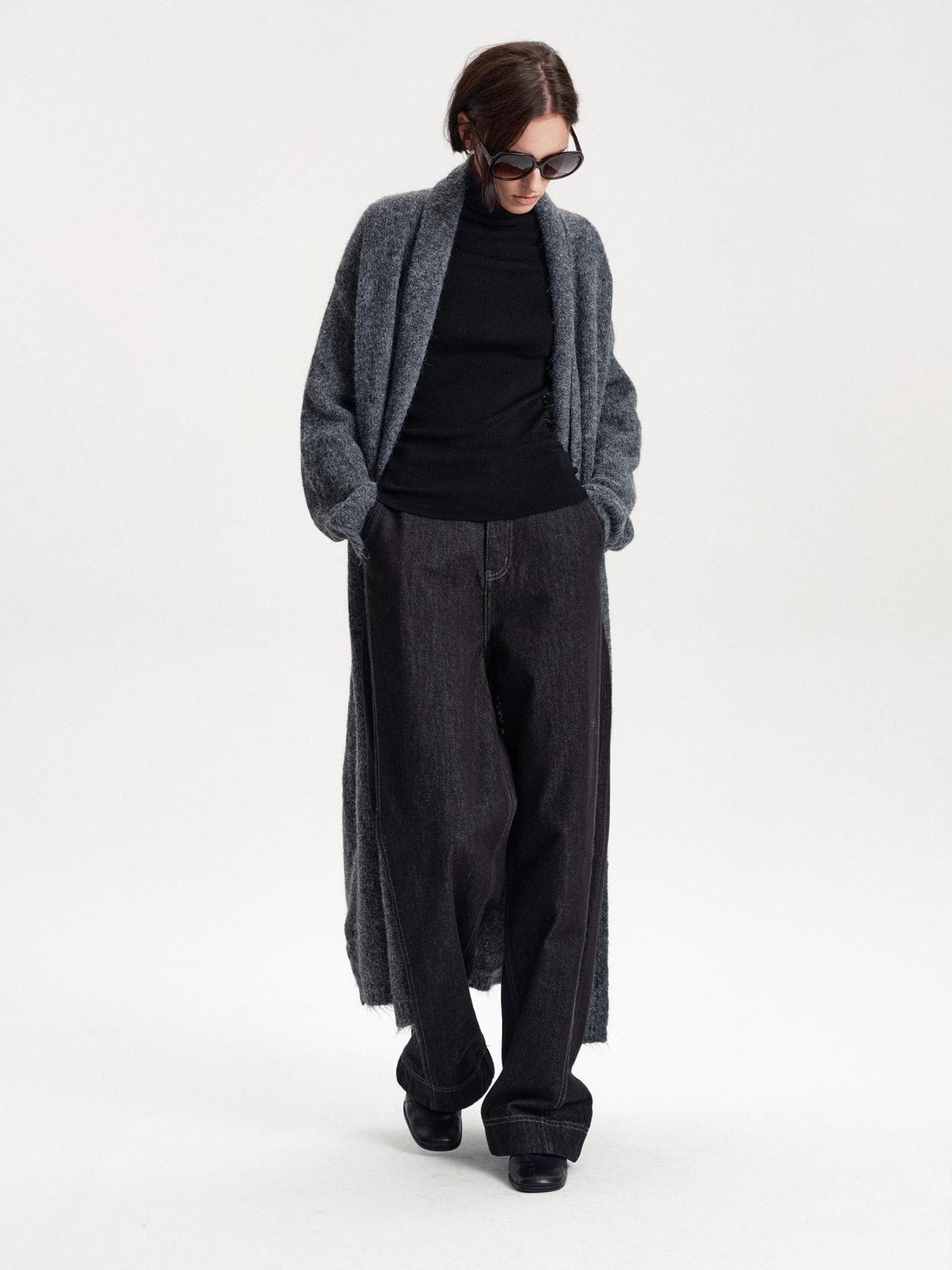 LYUOCHENG Brushed Knit Long Minimalist Women&