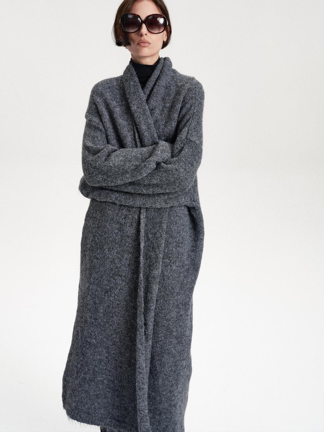 LYUOCHENG Brushed Knit Long Minimalist Women&