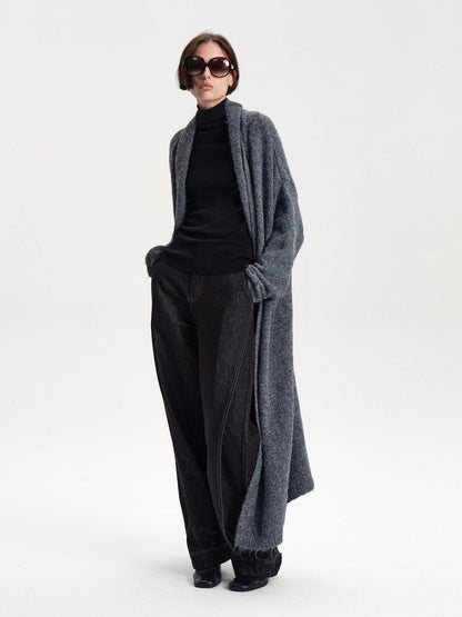 LYUOCHENG Brushed Knit Long Minimalist Women&
