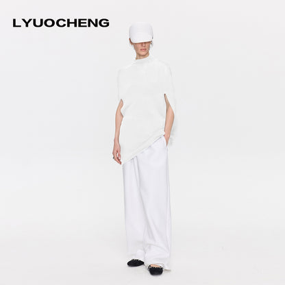 LYUOCHENG_Casual_Knitted_Cocoon_Hooded_Women&