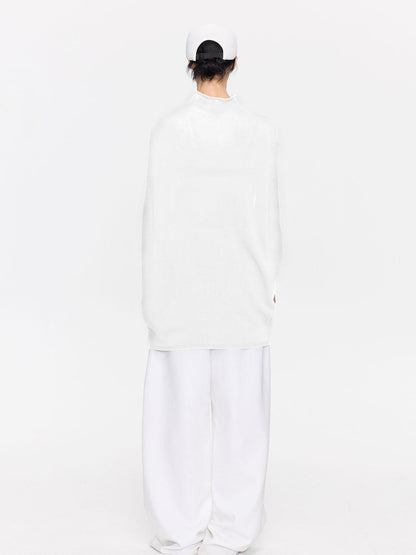 LYUOCHENG Casual Knitted Cocoon Hooded Women&