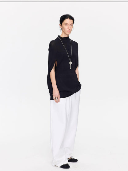 LYUOCHENG Casual Knitted Cocoon Hooded Women&
