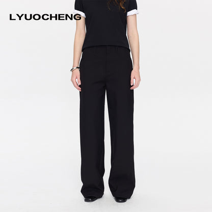 LYUOCHENG_Casual_Pleated_High_Waist_Women&