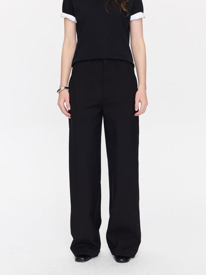 LYUOCHENG Casual Pleated High Waist Women&