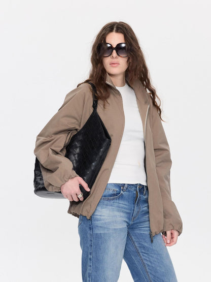 LYUOCHENG Casual Woven Strap Card Pocket Women&