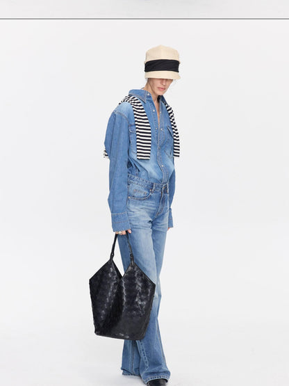 LYUOCHENG Casual Woven Strap Card Pocket Women&