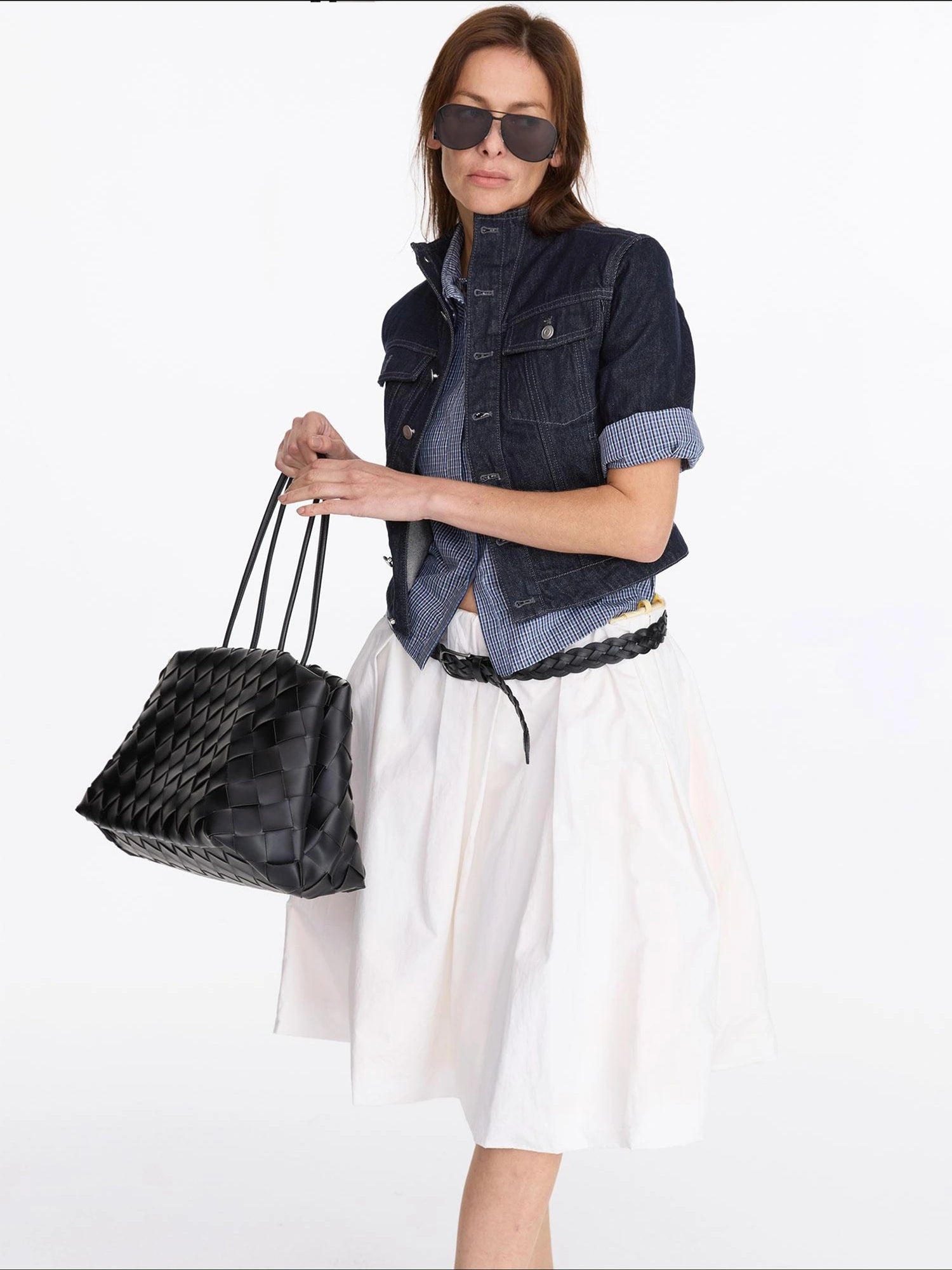 LYUOCHENG Classic Fit Raw Denim Jacket In Mid Weight Cotton