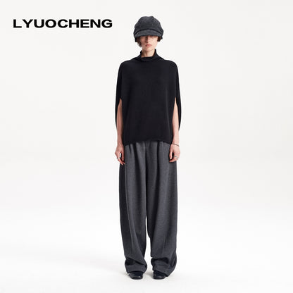 LYUOCHENG_Cocoon_Rolled_Edge_Wool_Women&
