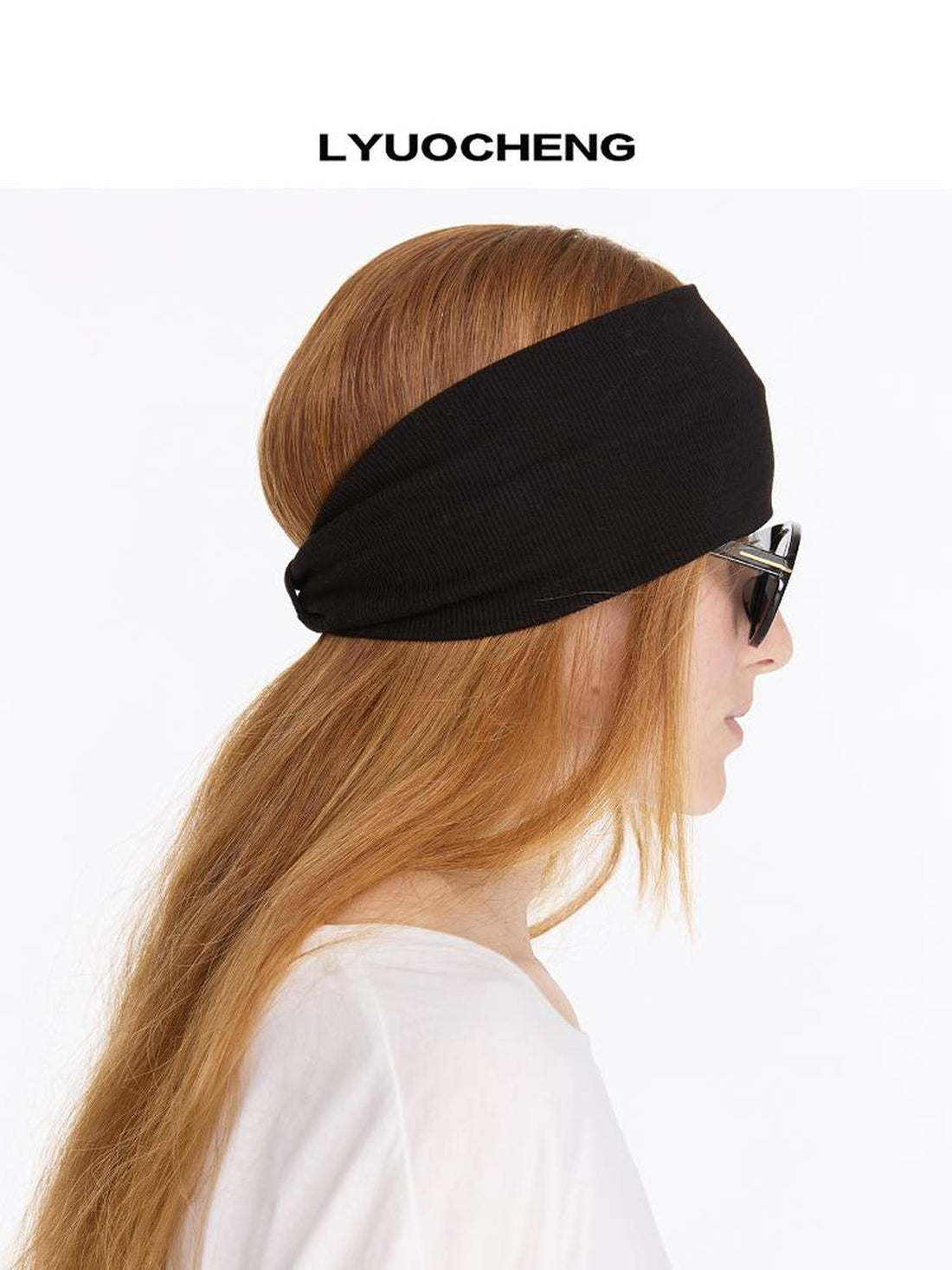 LYUOCHENG Elastic Wide Knit Headband For Women Spring Summer