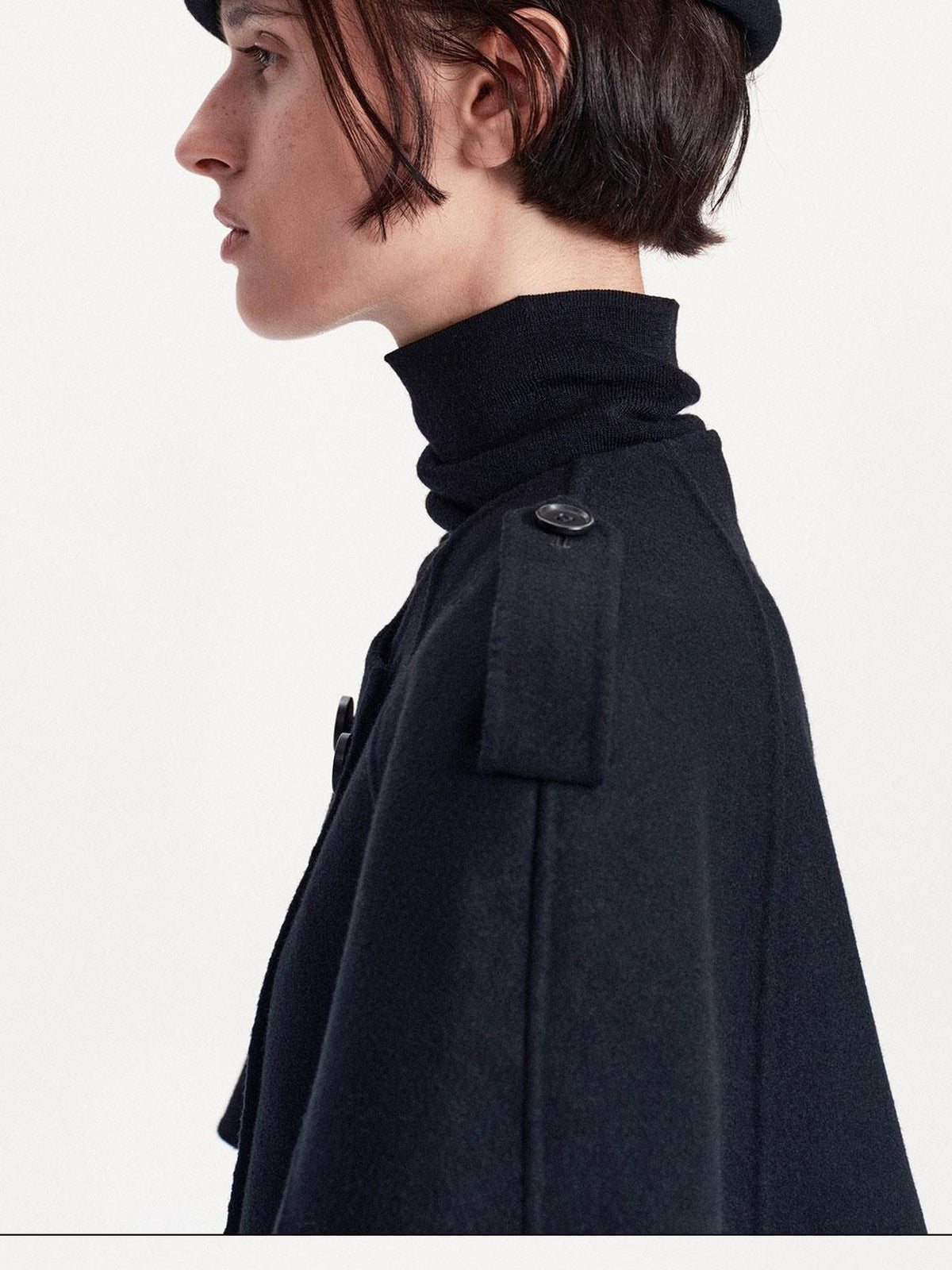 LYUOCHENG Elegant Structured Brimless Wool Felt Hat Women&