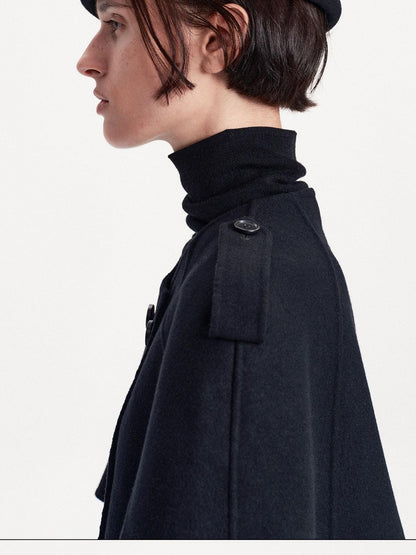 LYUOCHENG Elegant Structured Brimless Wool Felt Hat Women&