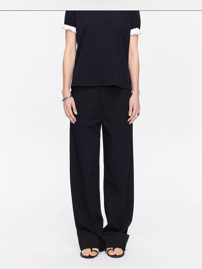 LYUOCHENG Extra Long Straight Pencil Low Rise Women&