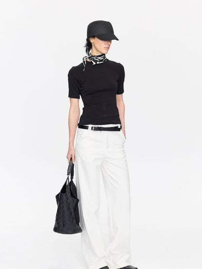 LYUOCHENG Extra Long Straight Pencil Low Rise Women&