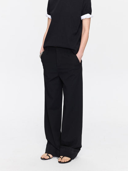 LYUOCHENG Extra Long Straight Pencil Low Rise Women&