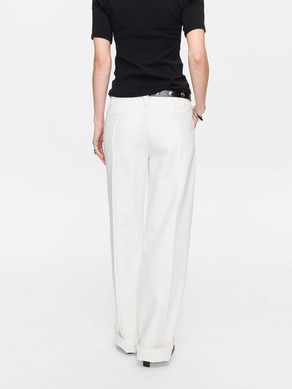 LYUOCHENG Extra Long Straight Pencil Low Rise Women&