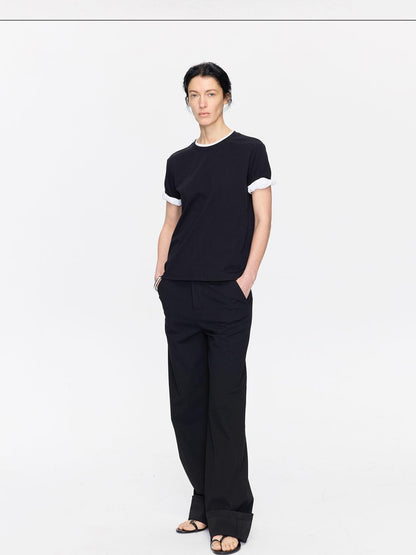 LYUOCHENG Extra Long Straight Pencil Low Rise Women&