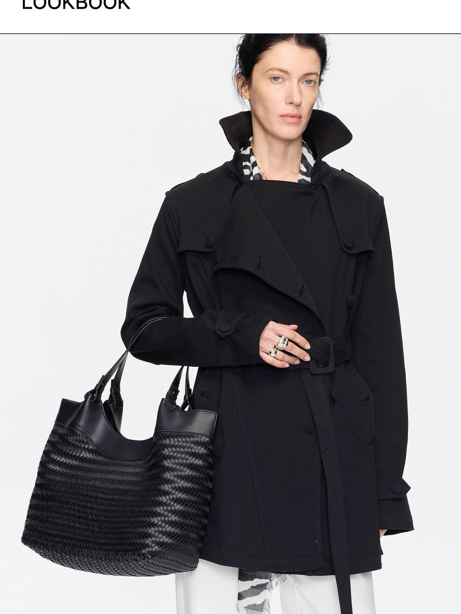 LYUOCHENG Fine Woven Minimalist Large Capacity Tote Women&