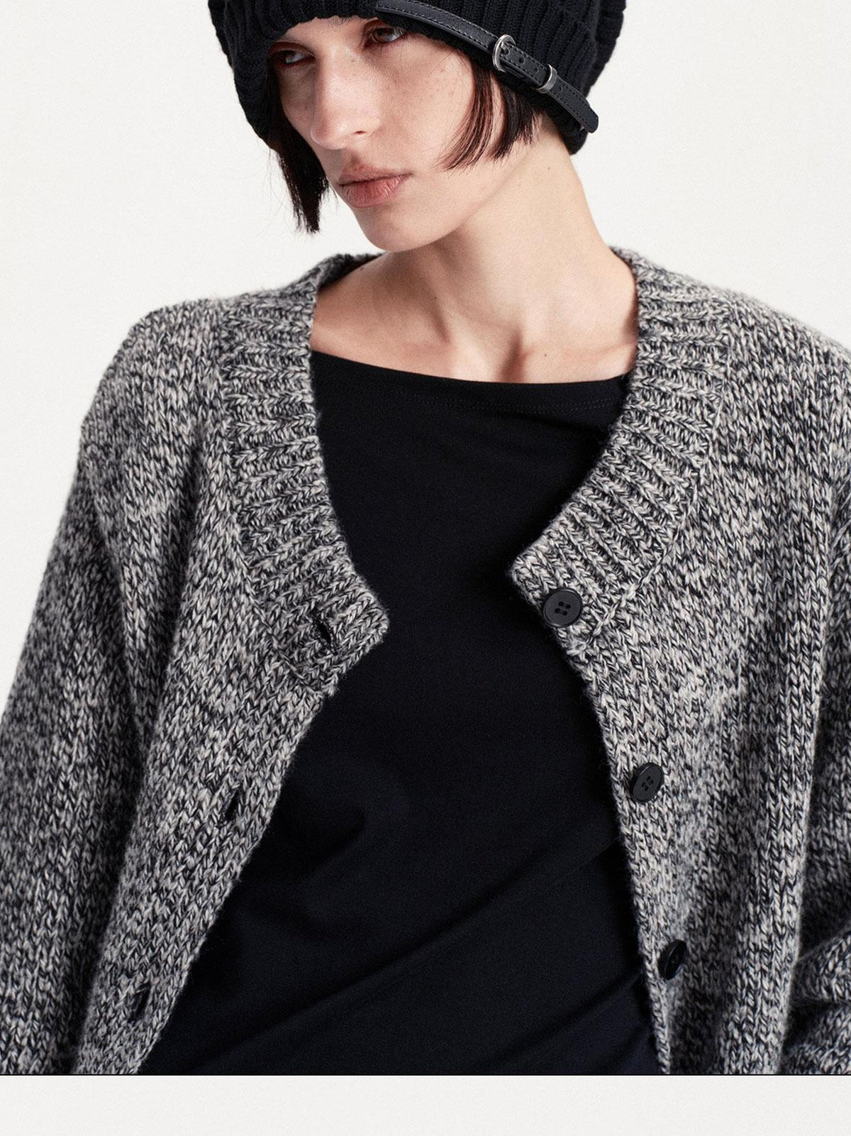 LYUOCHENG Foldable Solid Color Knit Warm Women&
