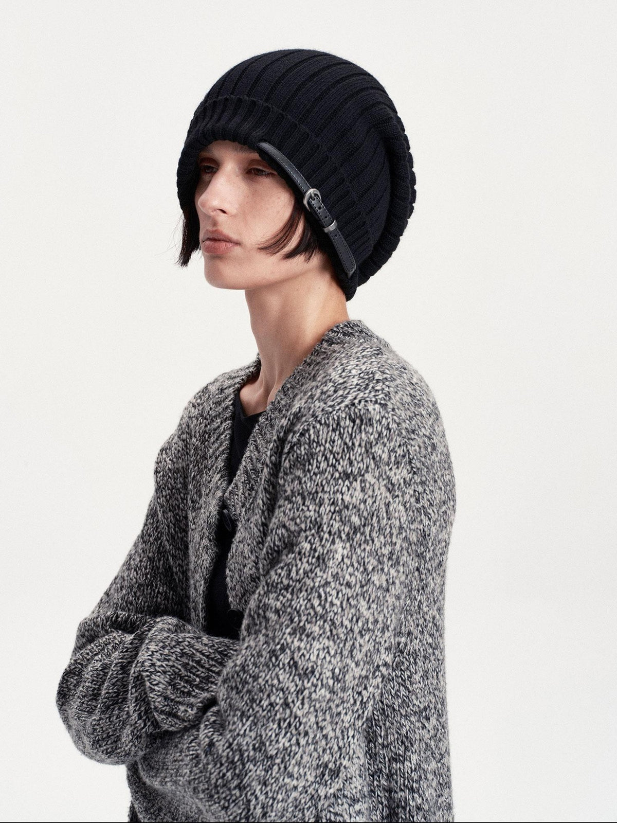 LYUOCHENG Foldable Solid Color Knit Warm Women&