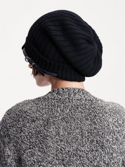 LYUOCHENG Foldable Solid Color Knit Warm Women&