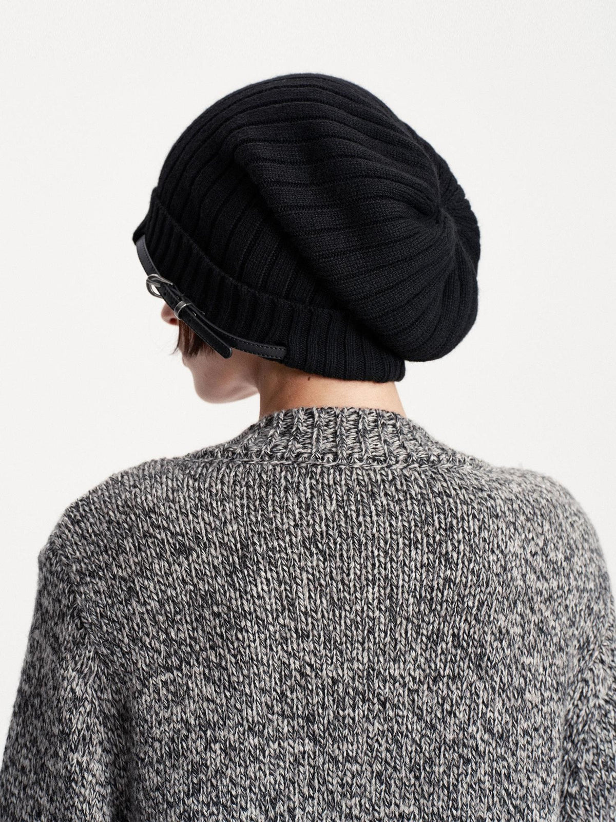 LYUOCHENG Foldable Solid Color Knit Warm Women&