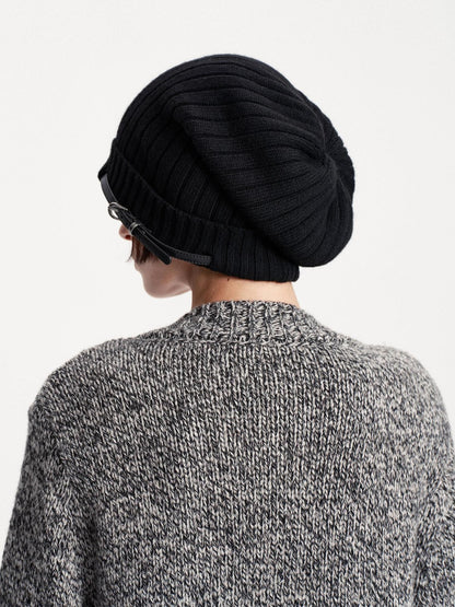 LYUOCHENG Foldable Solid Color Knit Warm Women&